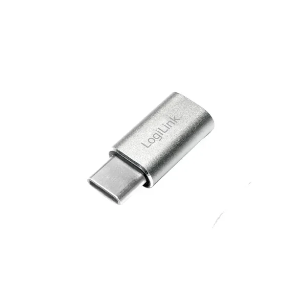 Adapter USB-C (M) --> USB-micro 2.0 (F) LogiLink