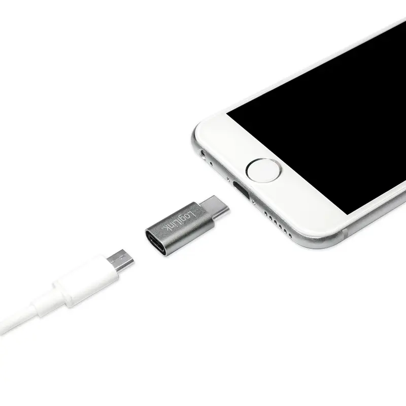 Adapter USB-C (M) --> USB-micro 2.0 (F) LogiLink - Afbeelding 2