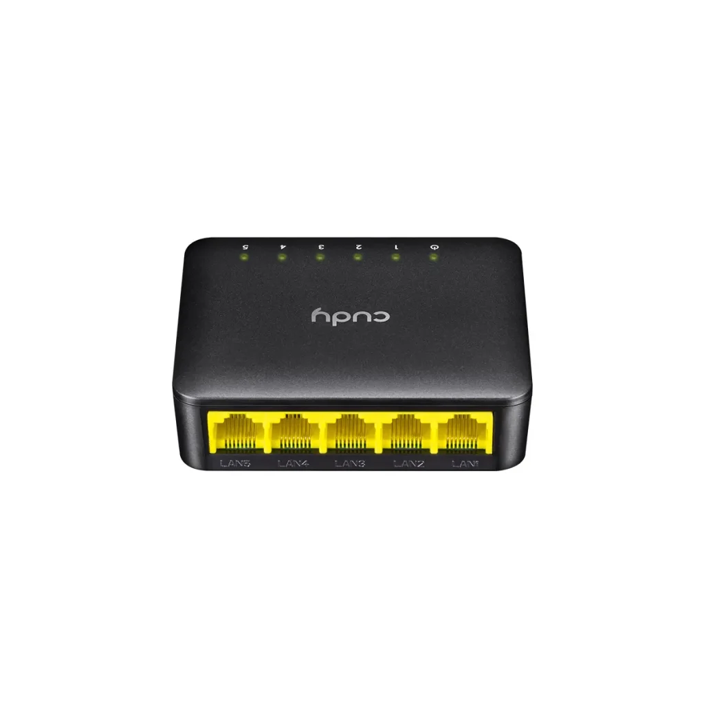 5Port 1Gbps Kunstof behuizing Cudy