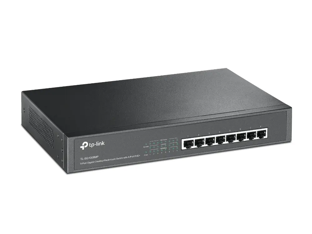 8Port 1Gbps Easy Smart 8xPoE+ 126W TP-Link - Afbeelding 2