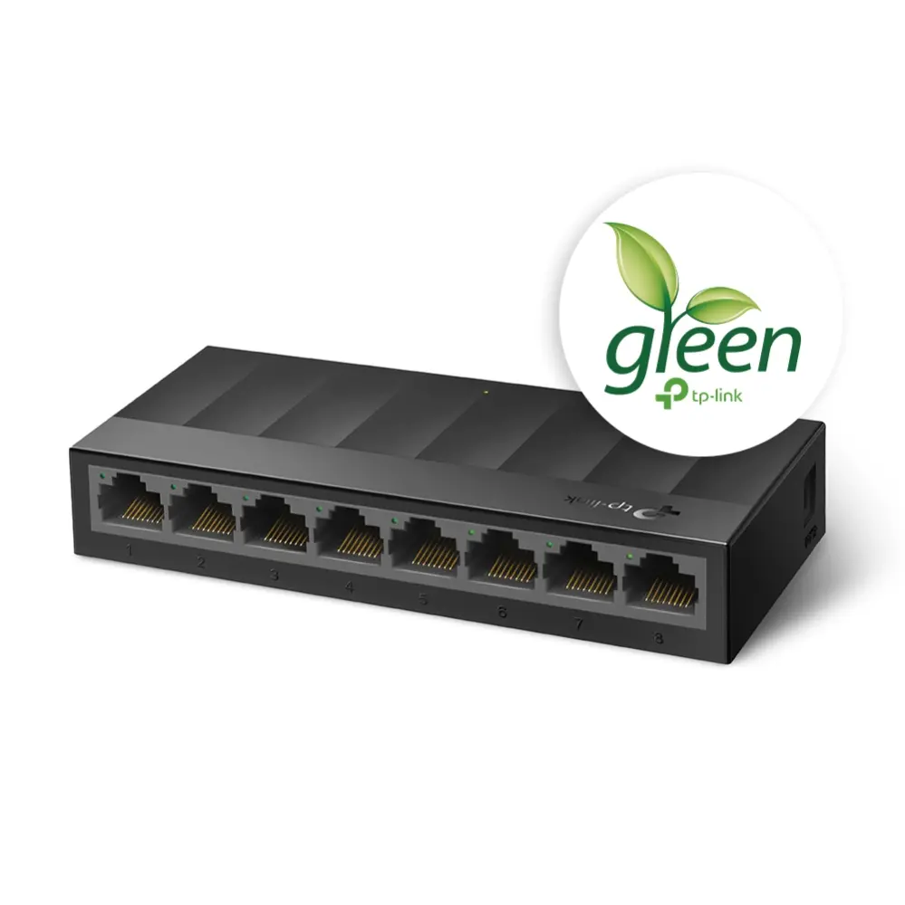 8Port 1Gbps LiteWave Kunstof behuizing TP-Link - Afbeelding 3