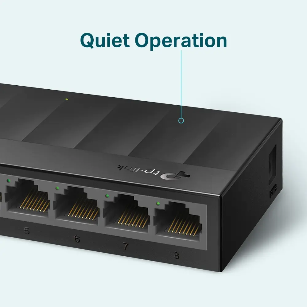 8Port 1Gbps LiteWave Kunstof behuizing TP-Link - Afbeelding 5