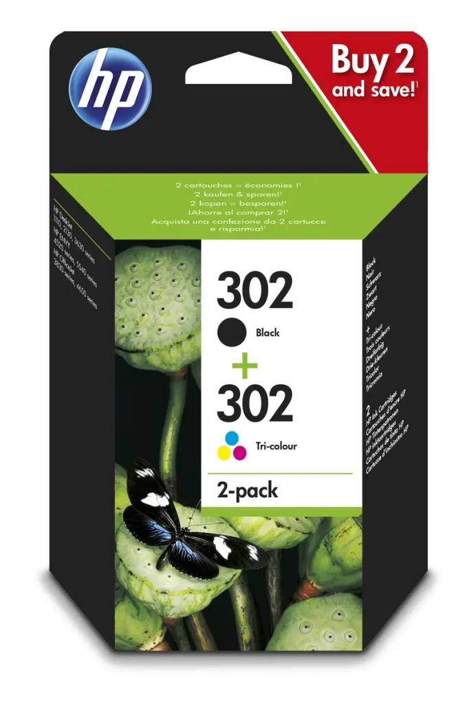 HP No.302 2-Pack 170/150 pagina´s (Origineel)
