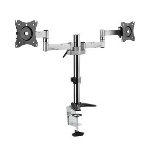 Desk Mount Dual LogiLink 13"-27" <8kg Aluminium