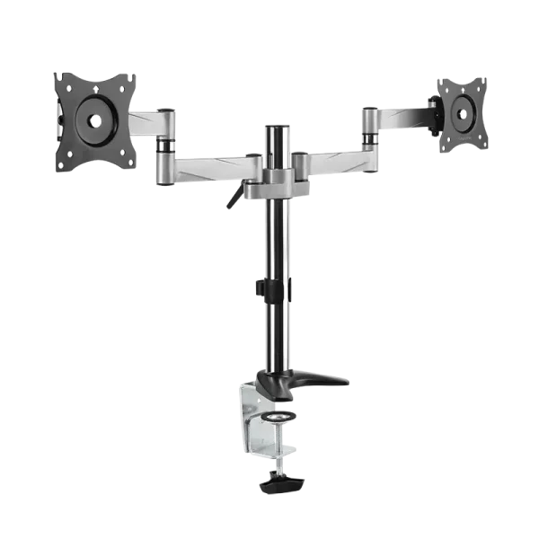 Desk Mount Dual LogiLink 13"-27" <8kg Aluminium