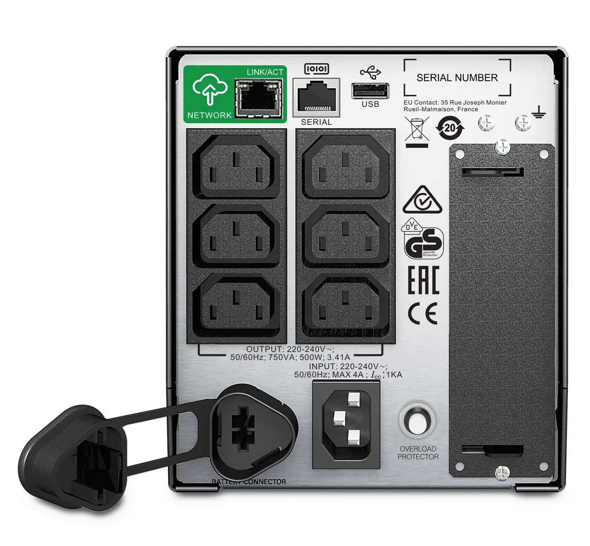 UPS APC Smart UPS 750VA SMT750ic SmartConnect - Afbeelding 2