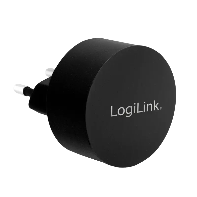 Lader 230V 1xUSB-A 10,5W LogiLink Zwart - Afbeelding 3