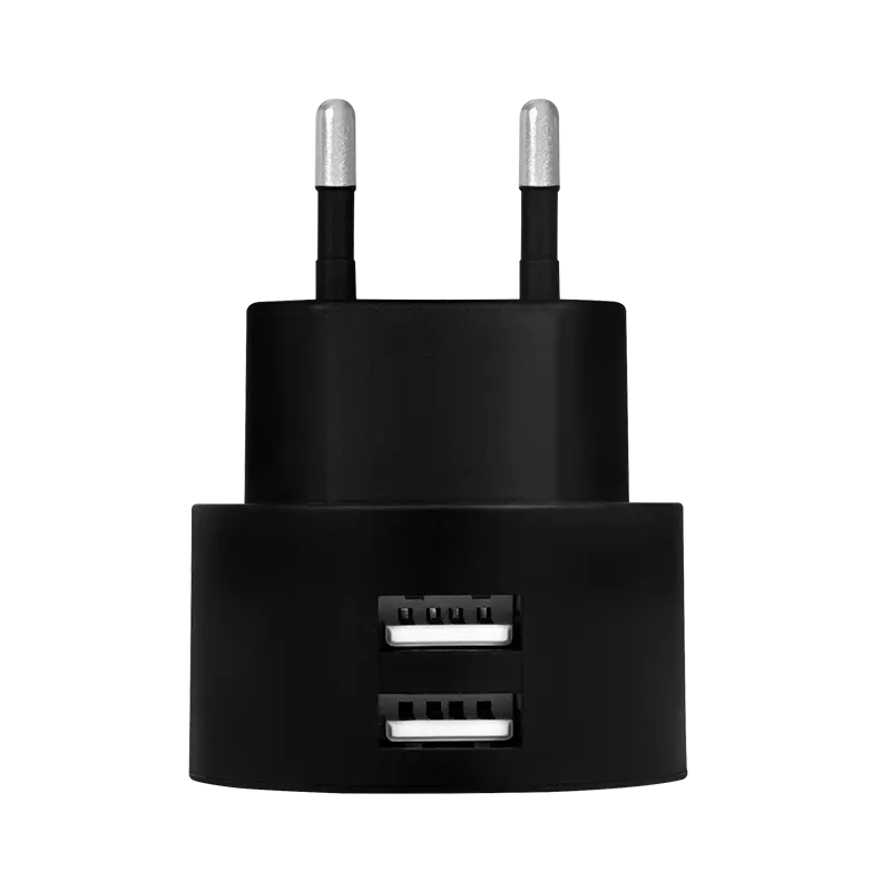 Lader 230V 2xUSB-A 10,5W LogiLink Zwart - Afbeelding 2