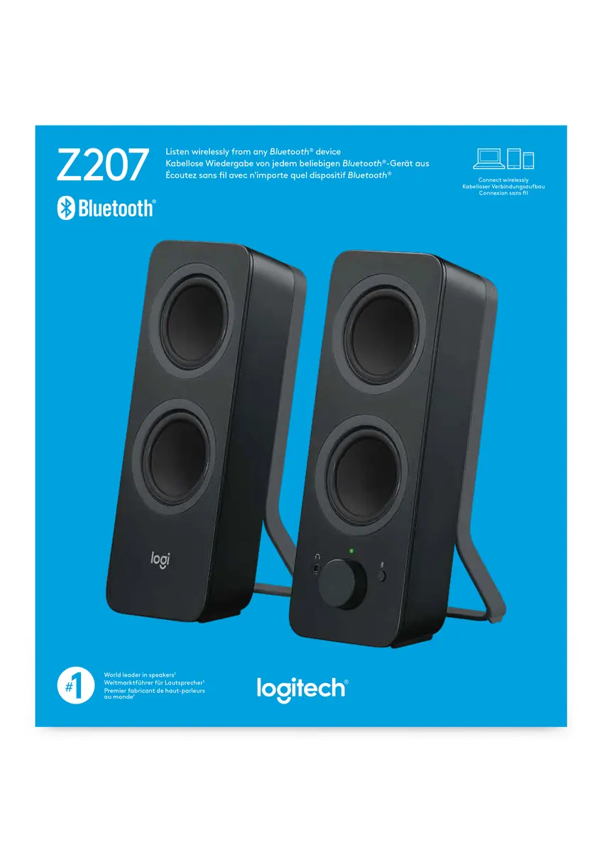 Logitech 2.0 Z207 Zwart - Afbeelding 6