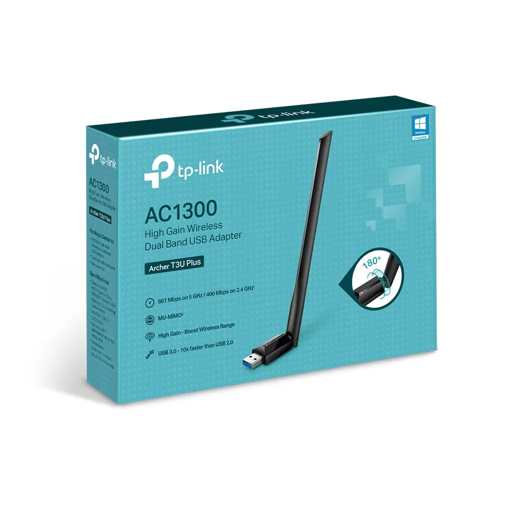 AC1300 WiFi 5 USB 3.0 TP-Link Archer T3U Plus - Afbeelding 3
