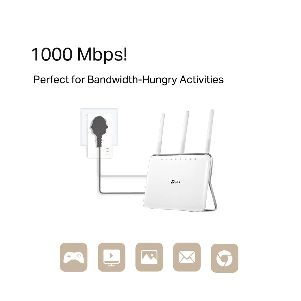 AV1000 1xLan Passthrough 2st TP-Link - Afbeelding 2