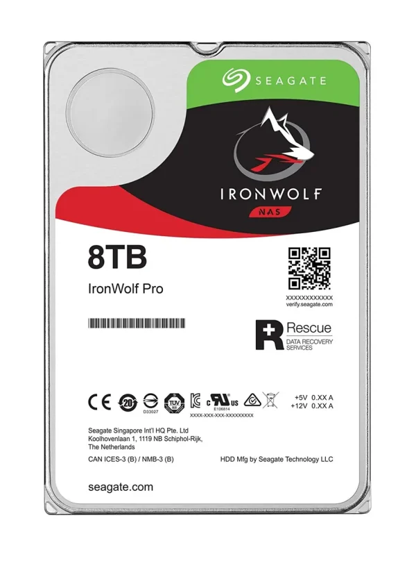 8TB Seagate IronWolf NAS 256MB/7200rpm