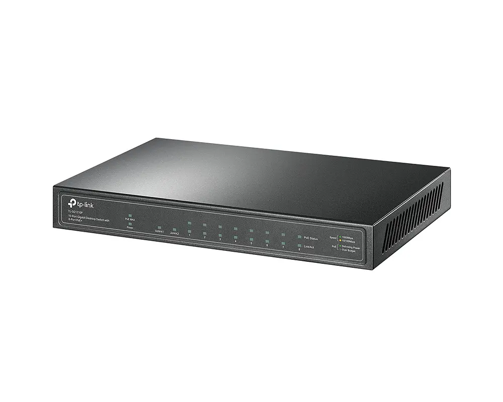 10Port 1Gbps Easy Smart 8xPoE+ 1xSFP TP-Link - Afbeelding 3