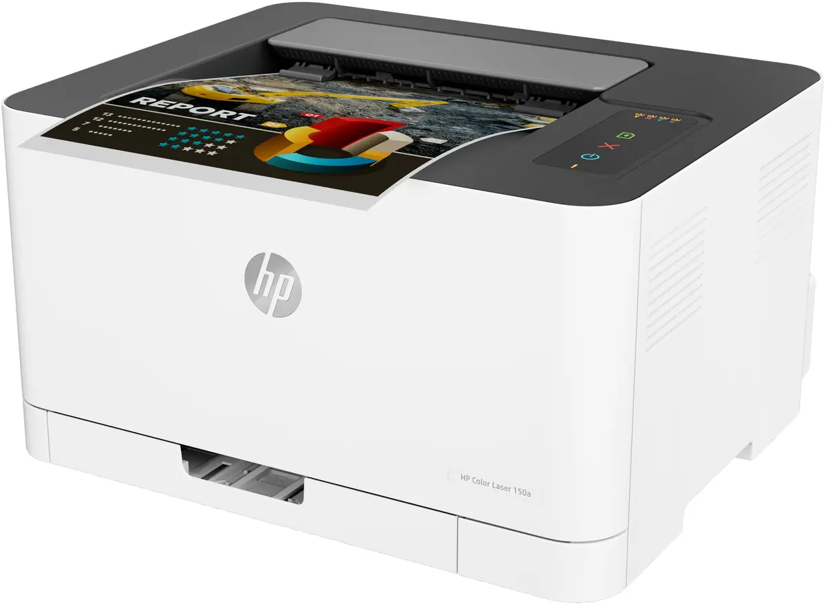 HP Color Laser 150nw / LAN / Wit-Zwart - Afbeelding 2