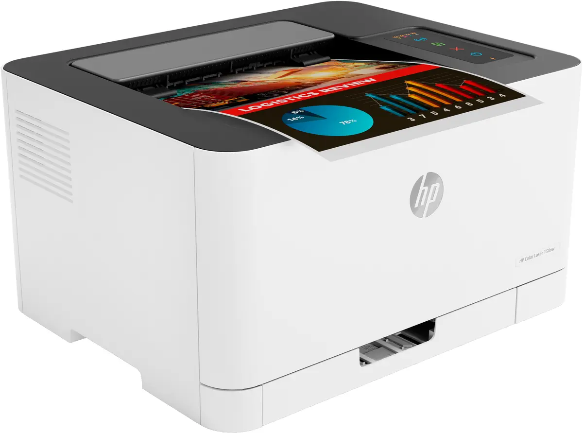 HP Color Laser 150nw / LAN / Wit-Zwart - Afbeelding 6