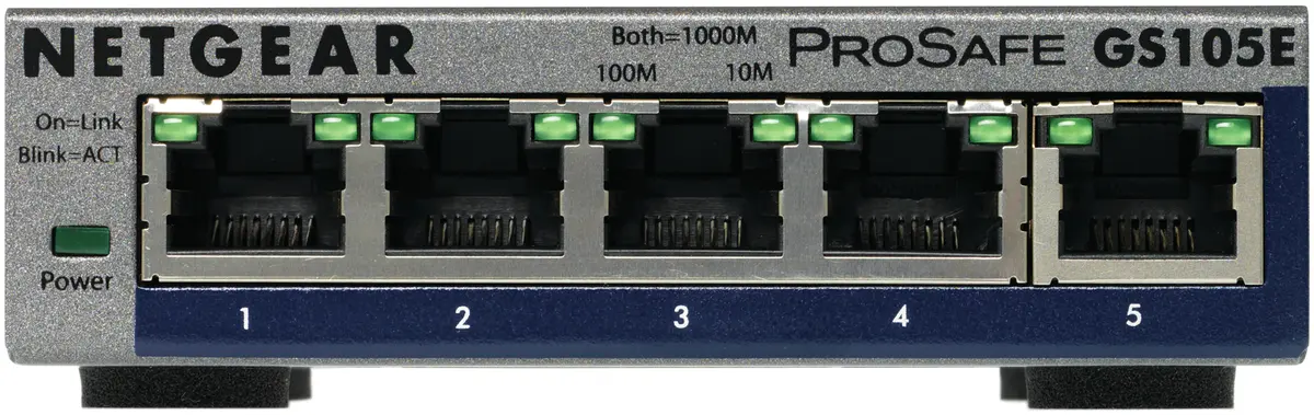 5Port 1Gbps ProSafe Plus Netgear