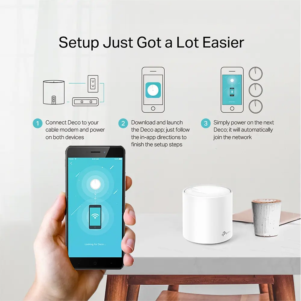AX1800 WiFi6 Mesh-2Port 1Gbps TP-Link - Afbeelding 4
