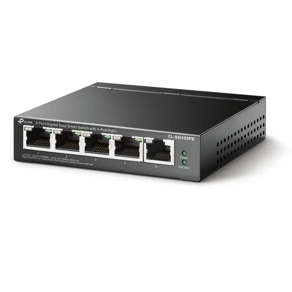 5Port 1Gbps Easy Smart 4xPoE+ 65W TP-Link