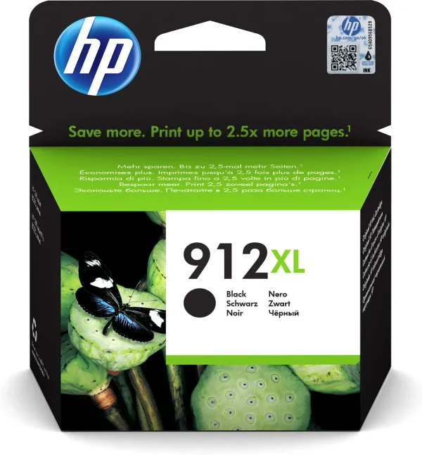 HP No.912XL Zwart 825 pagina´s (Origineel)