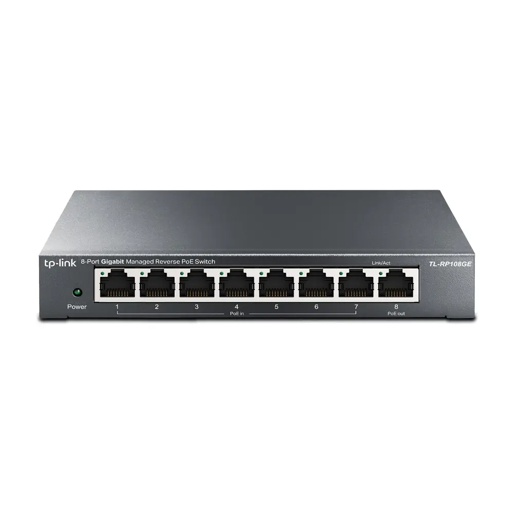 8Port 1Gbps Omada Reverse 7xPoE 1xPoE TP-Link