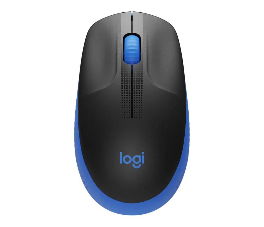 Logitech M190 Optical USB-A Zwart-Blauw Retail Wireless