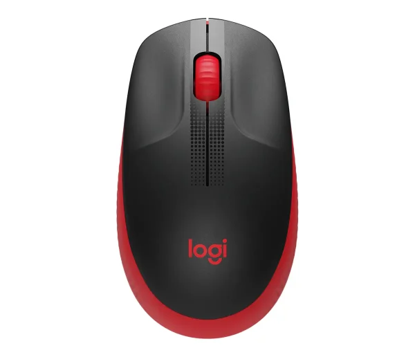 Logitech M190 Optical USB-A Zwart-Rood Retail Wireless