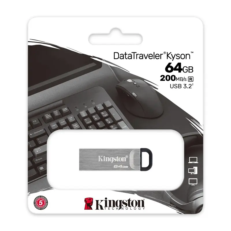 USB 3.2 FD 64GB Kingston DataTraveler Kyson - Afbeelding 2