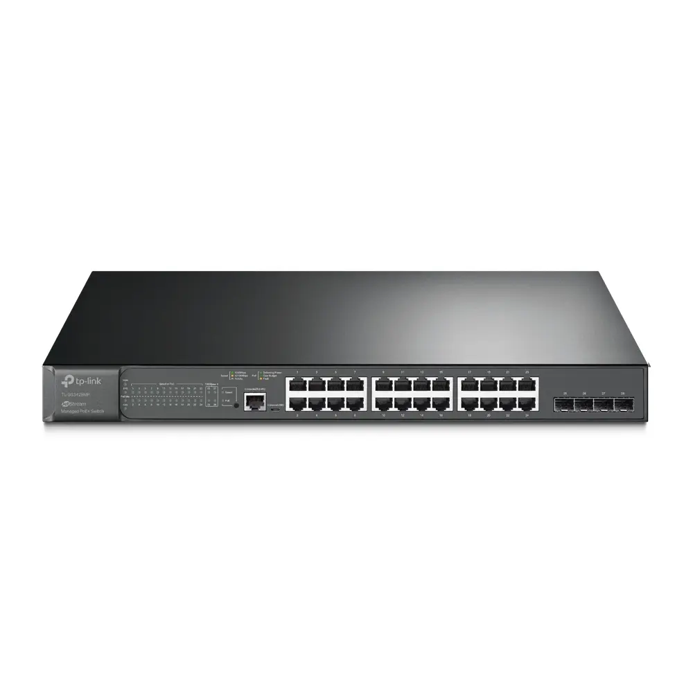 28Port 1Gbps Omada 24xPoE+ 4xSFP 384W TP-Link