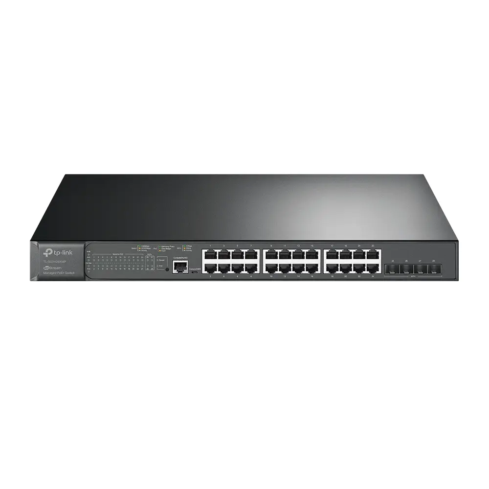 24Port 1Gbps Omada 24xPoE+ 4xSFP+ 384W TP-Link