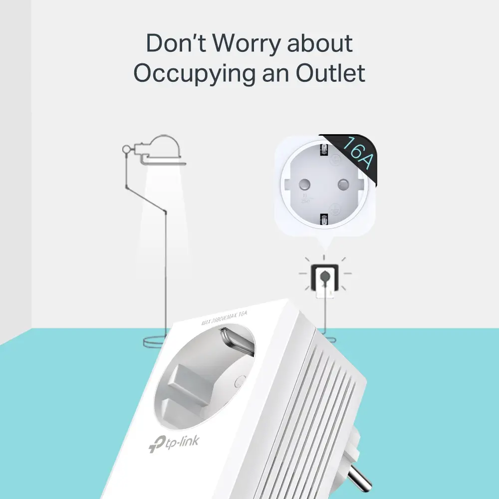 AV1000 1xLan Passthrough - AC1200 WiFi5 2st TP-Link - Afbeelding 4