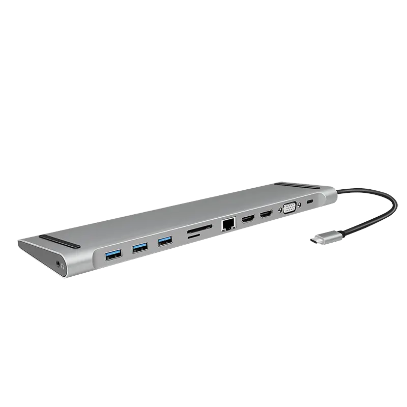 Docking 3xVideo Logilink USB-C, 100W, 4K, 11 Port