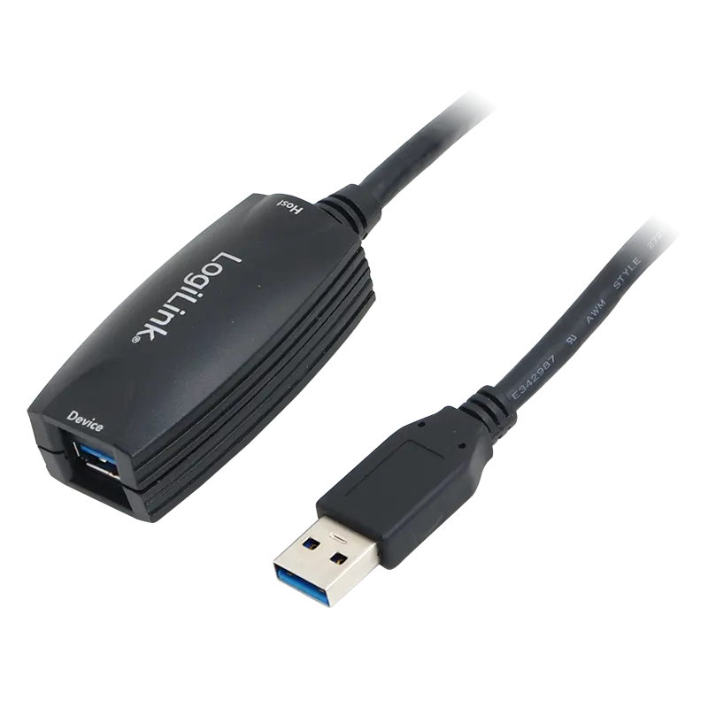 USB-A 3.0 (M) --> USB-A 3.0 (F) 5.0m Verlenging LogiLink