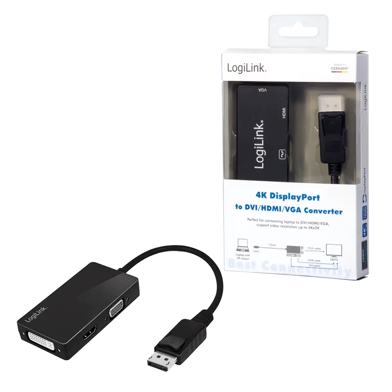 Adapter DisplayPort naar DVI / HDMI / VGA LogiLink - Afbeelding 8