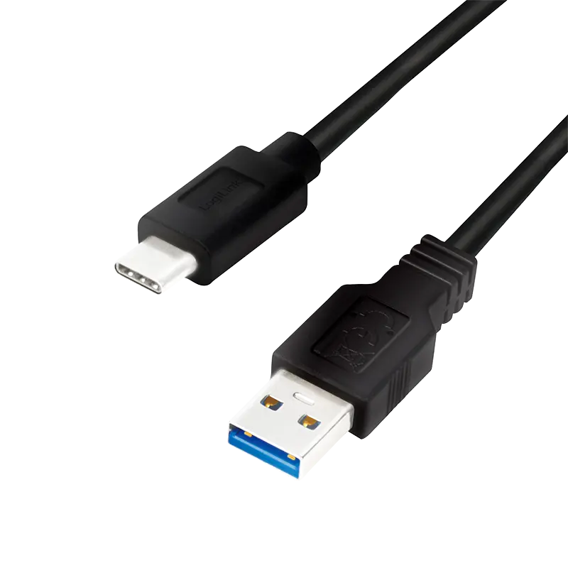 USB-C 3.0 (M)  USB-A (M) 0.15m LogiLink zwart