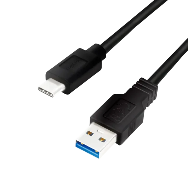 USB-C 3.0 (M)  USB-A (M) 0.5m LogiLink zwart