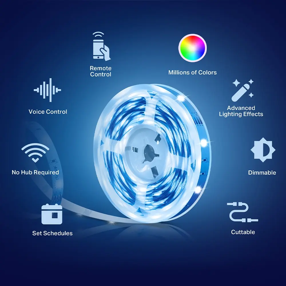 Strip TP-Link Tapo L900-5 WiFi4/13,5W/2500K-9000K/RGB - Afbeelding 3