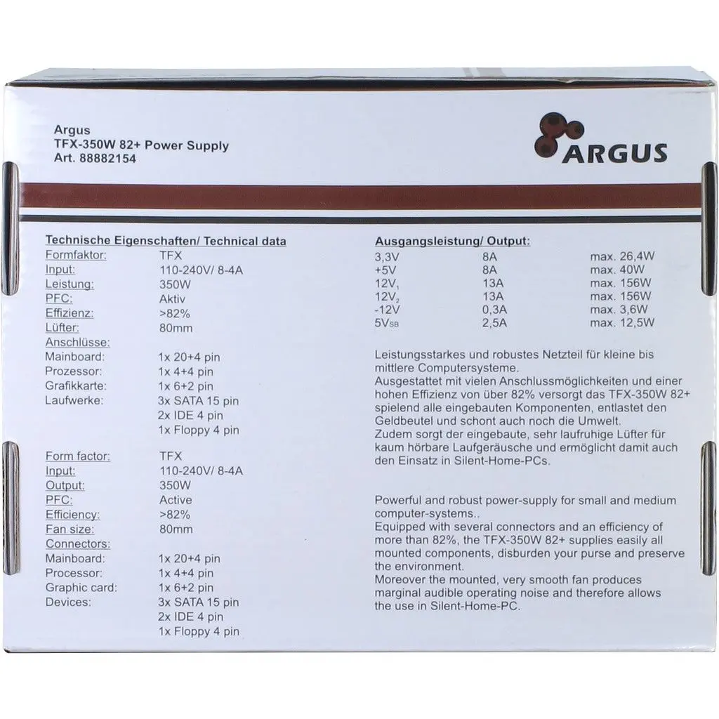 Argus TFX-350 350W TFX / Retail - Afbeelding 5