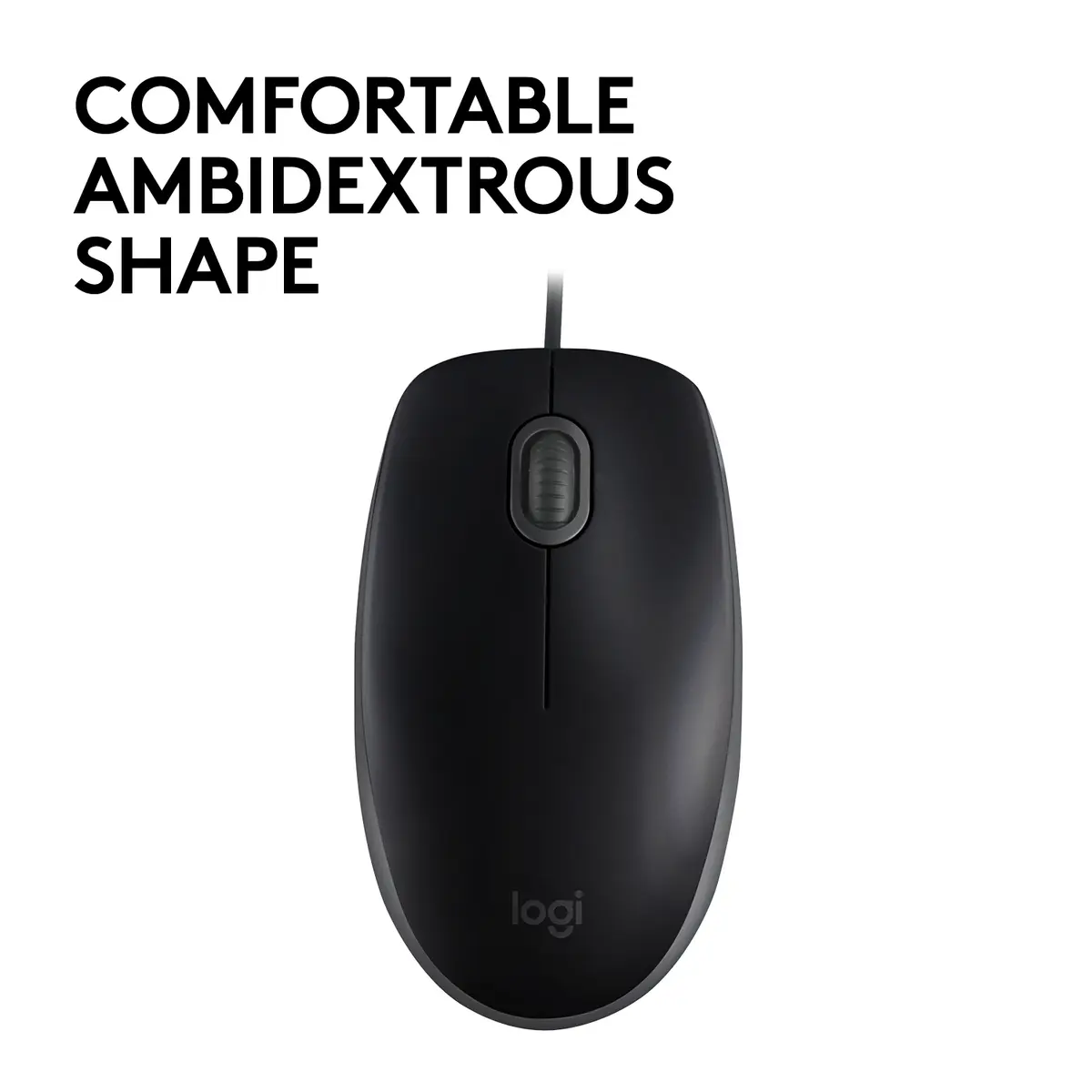 Logitech B110 Silent Optical USB-A Zwart Retail - Afbeelding 4