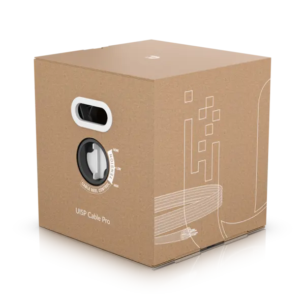 Cat5e Instal. 305m. FTP Outdoor Zwart Ubiquiti AWG24