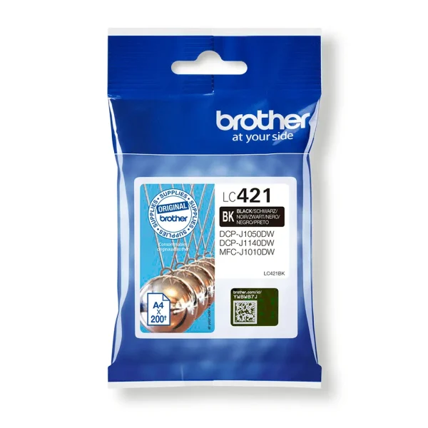 Brother LC-421BK Zwart 200 pagina's (Origineel)