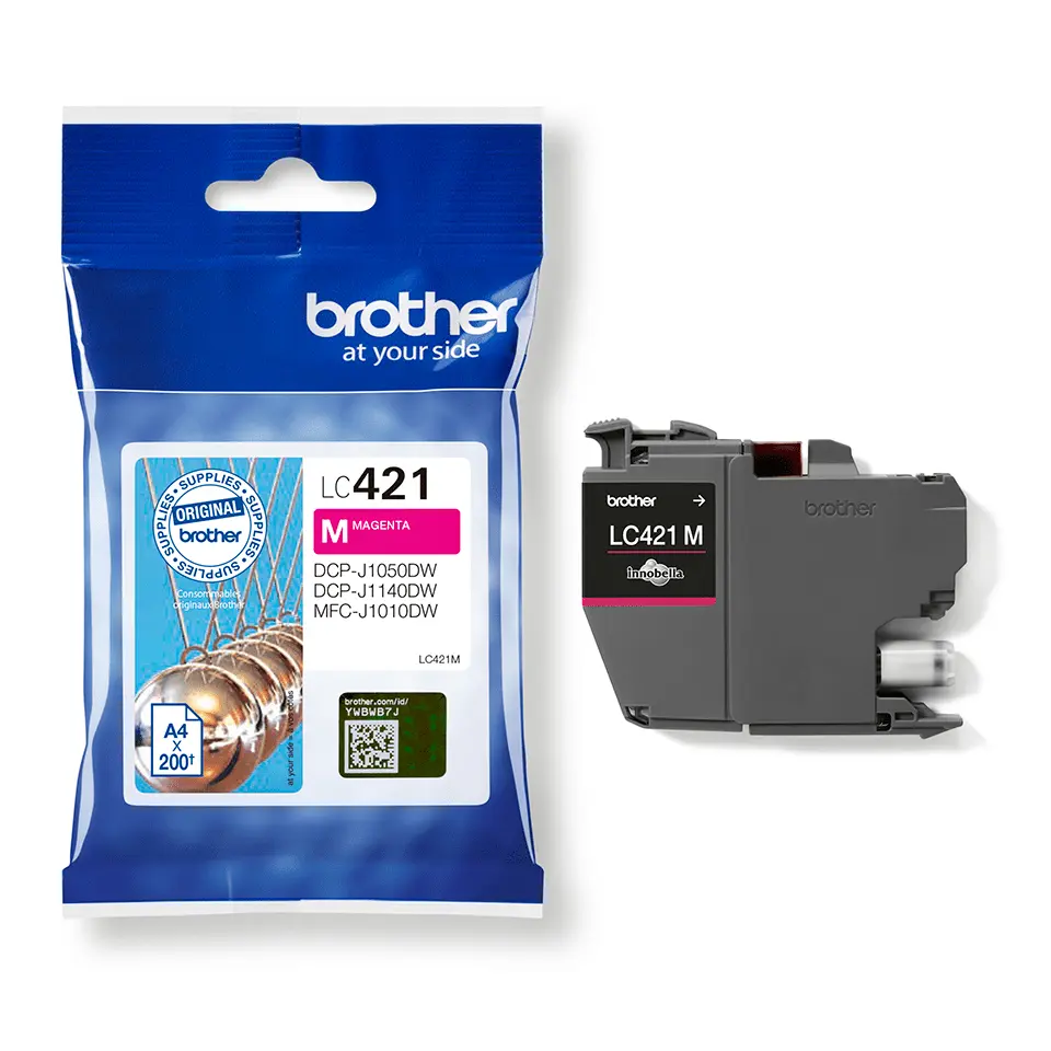 Brother LC-421M Magenta 200 pagina's (Origineel) - Afbeelding 3