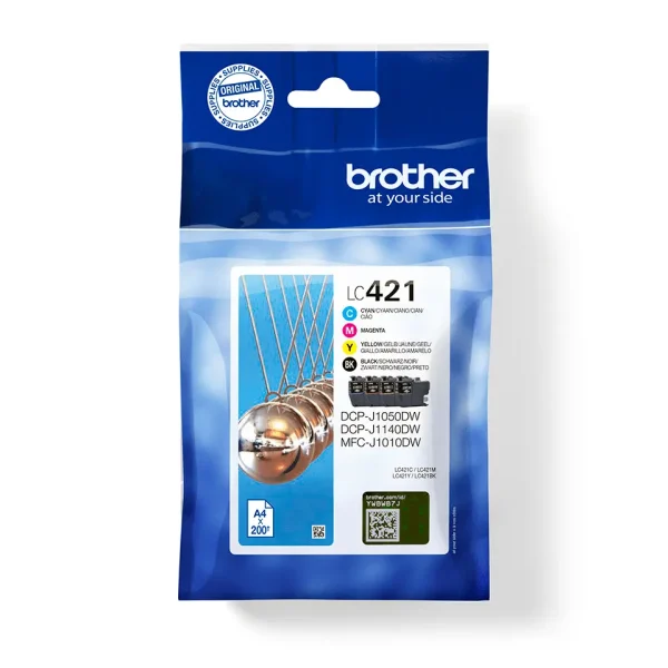 Brother LC-421VAL Value Pack 200 pagina´s (Origineel)