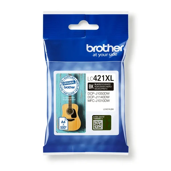 Brother LC-421XLBK Zwart 500 pagina's (Origineel)