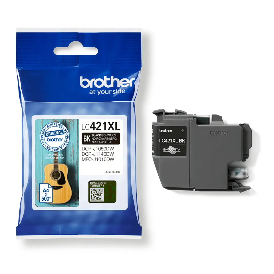 Brother LC-421XLBK Zwart 500 pagina's (Origineel) - Afbeelding 3
