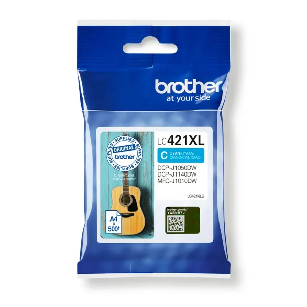 Brother LC-421XLC Cyaan 500 pagina's (Origineel)