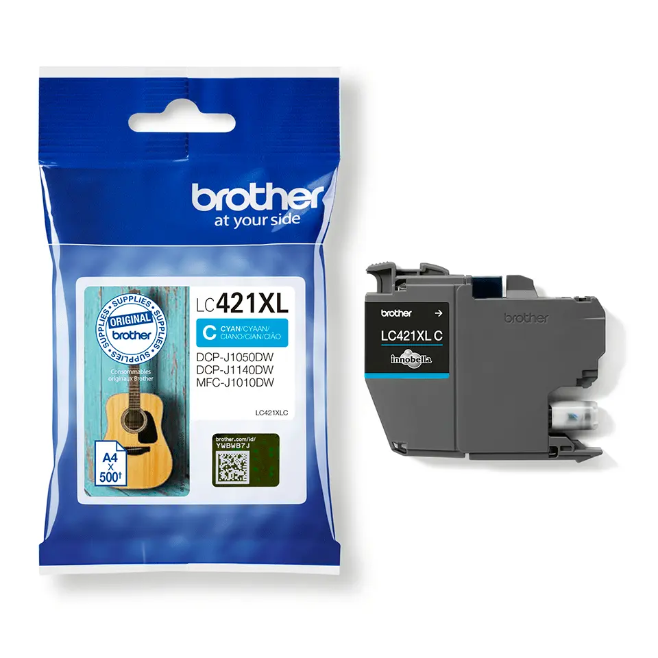 Brother LC-421XLC Cyaan 500 pagina's (Origineel) - Afbeelding 3