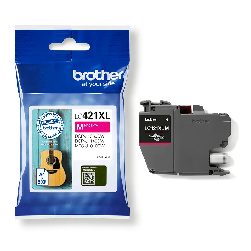 Brother LC-421XLM Magenta 500 pagina's (Origineel) - Afbeelding 3