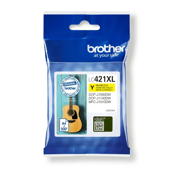 Brother LC-421XLY Geel 500 pagina's (Origineel)