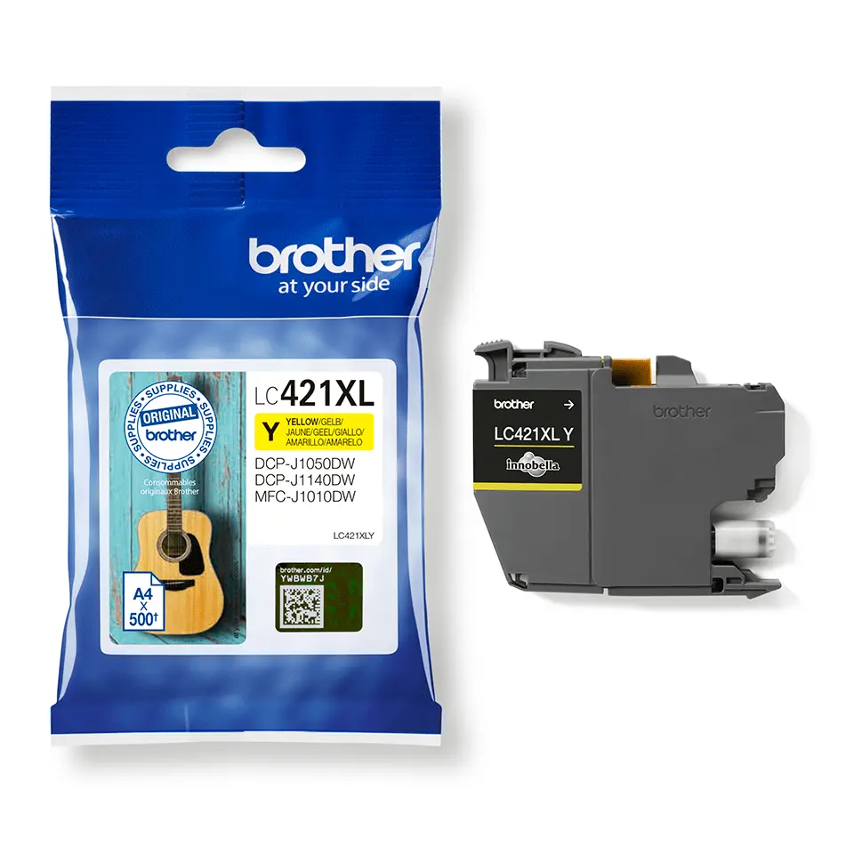 Brother LC-421XLY Geel 500 pagina's (Origineel) - Afbeelding 3