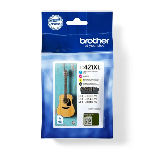 Brother LC-421XLVAL Value Pack 4x 500 pag. (Origineel)